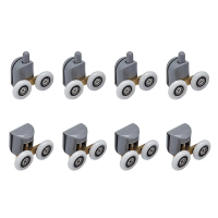 Комплект роликов Mixxus Rollers SCP03-4x4 (двойной 4 вер.+4 ниж.для душевой кабины, Graphite) (MI8163)